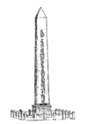 Målarbild obelisk