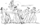 F�rgl�ggningsbilder Odysseus - Nausika