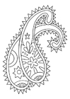 Målarbild ornament