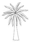 Målarbild palm