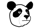 F�rgl�ggningsbilder panda