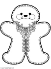 malarbild pepparkaksgubbe