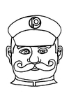 F�rgl�ggningsbilder polismask