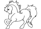 Målarbild ponny