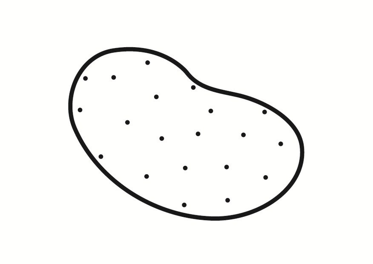 Målarbild potatis