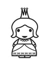 Målarbild prinsessa