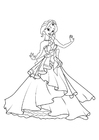 F�rgl�ggningsbilder prinsessan dansar