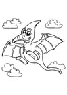 F�rgl�ggningsbilder pteranodon flygande dinosaurie