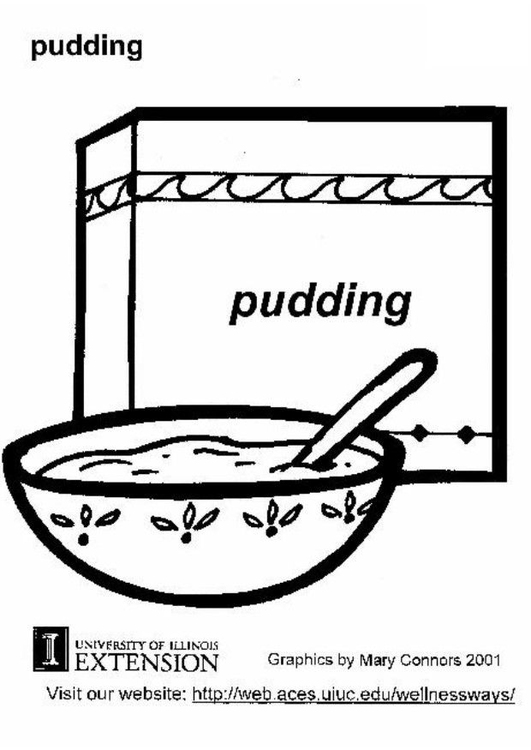 Målarbild Pudding