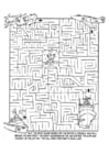 räddningsaktion  - labyrint