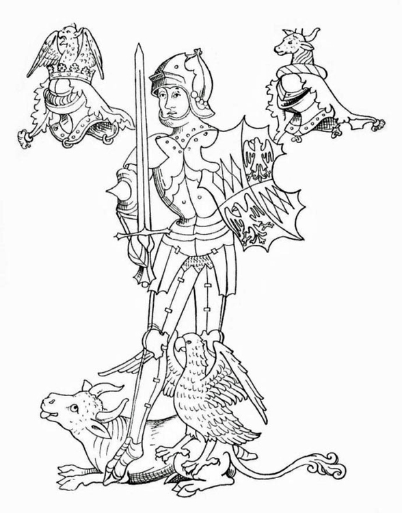 Målarbild Richard Neville, greve av Warwick