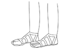 F�rgl�ggningsbilder sandaler