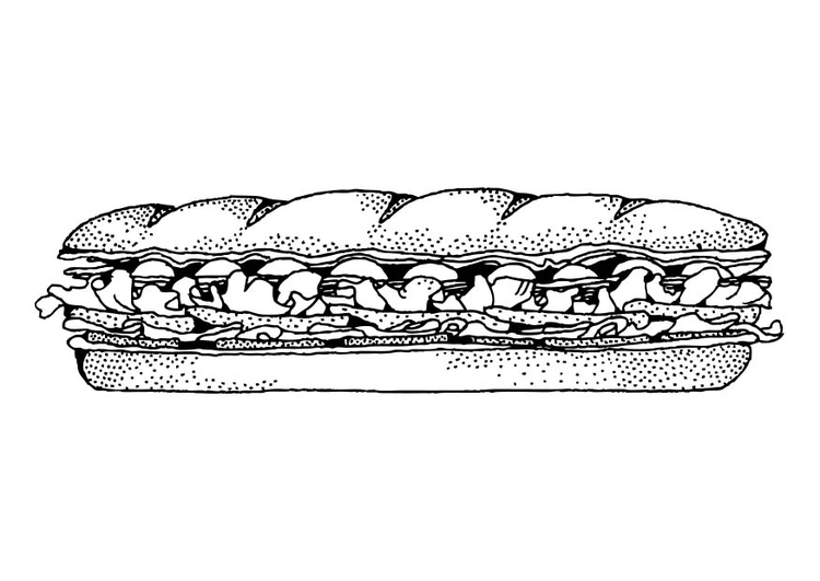 Målarbild sandwich