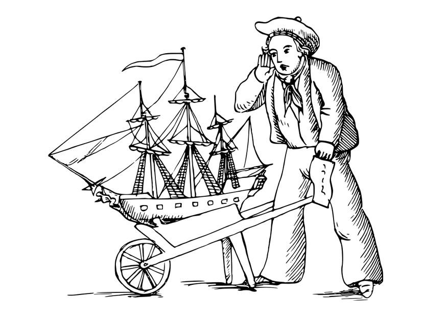 Målarbild seglare
