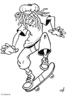 malarbild Skatare