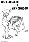 skriv- och räknehörna