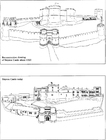 F�rgl�ggningsbilder slottet 1320 och i nutid
