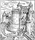 F�rgl�ggningsbilder slottet Coucy