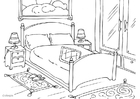 F�rgl�ggningsbilder sovrum