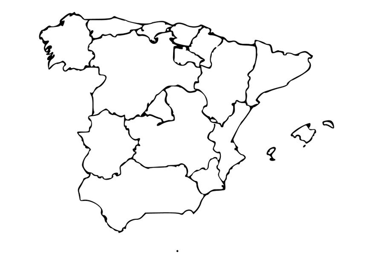 Målarbild Spanien