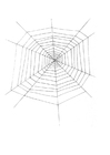malarbild spindelväv