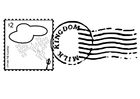 stämplat frimärke