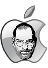 F�rgl�ggningsbilder Steve Jobs - Apple