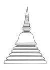 F�rgl�ggningsbilder stupa