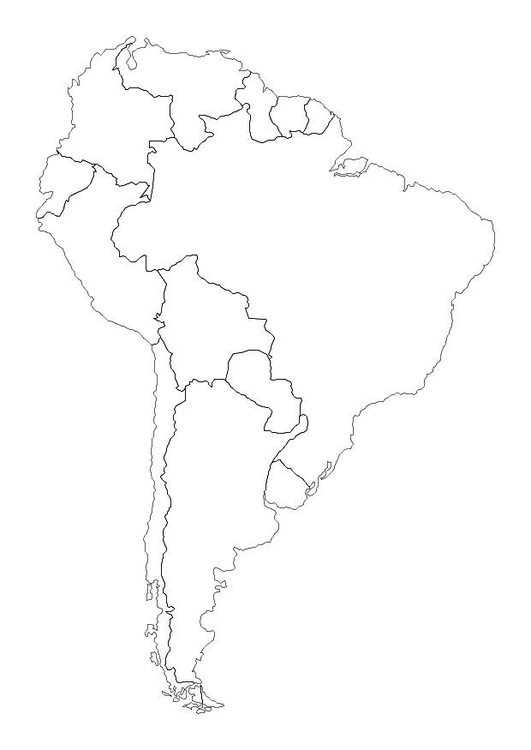 Målarbild Sydamerika