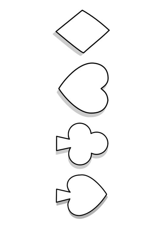 symboler kortspel