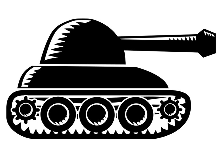 Målarbild tank