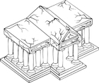 F�rgl�ggningsbilder tempel