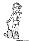 malarbild tennis