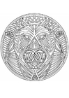 malarbild tigermandala