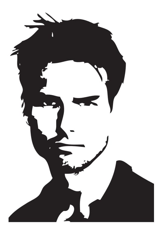 Målarbild Tom Cruise