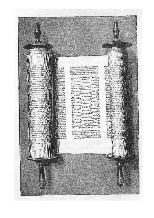 Målarbild Torah