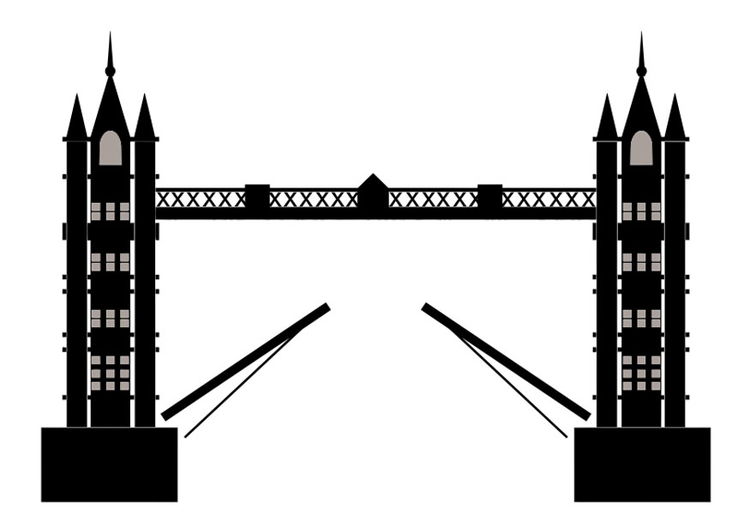 Målarbild Tower Bridge