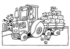 F�rgl�ggningsbilder traktor