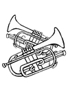 Målarbild trumpeter