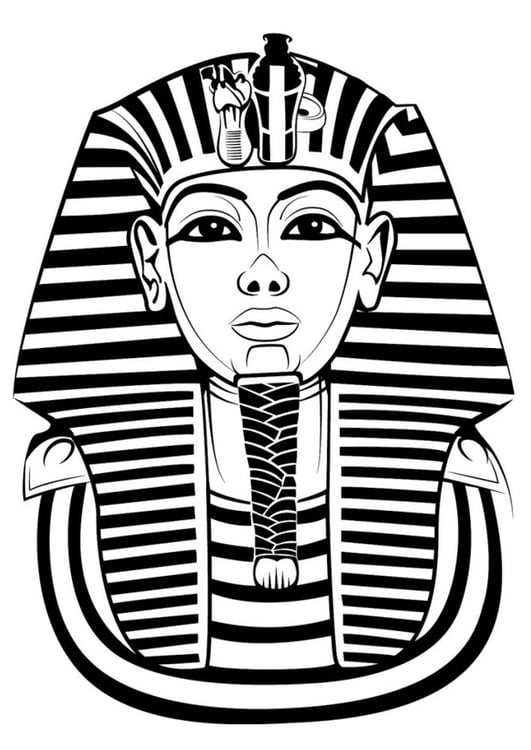 Målarbild Tutankamon