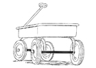 Målarbild vagn