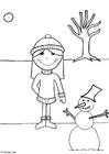 malarbild vinter
