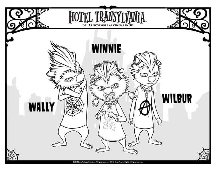 Målarbild Winny - Wally - Wilbur