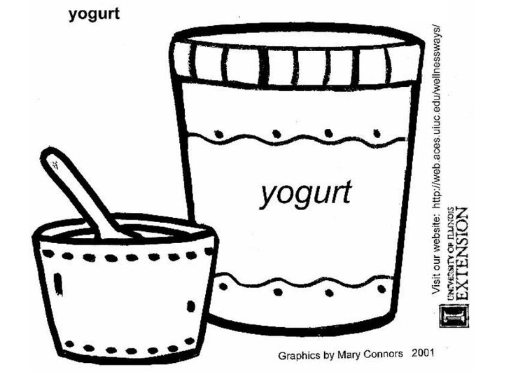 Målarbild Yoghurt
