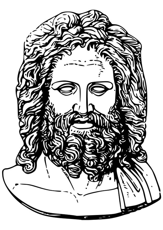 Målarbild Zeus